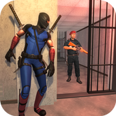 Rope Ninja Hero Prison Survival Escape icon