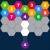 Shoot n Merge Hexagons: Hexa Bubble Shooter Puzzle