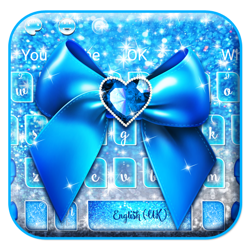 Glitter Bow Keyboard icon