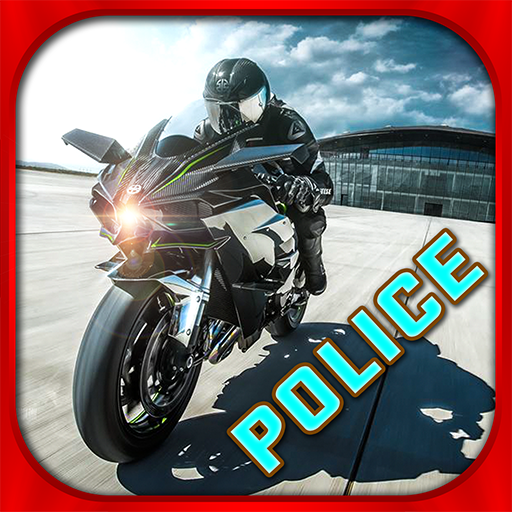 Crime City 3D Police Motorbike icon