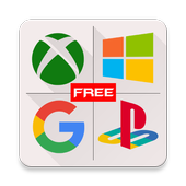 Logo game, guess the brand icon