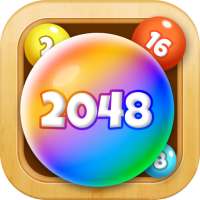 2048 Bubble Merge - Balls Shooter & Merge Game