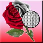 Roses Coloring By Number Pixel Art on 9Apps
