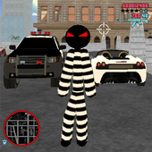 Jailbreak Stickman Rope Hero Gangstar Crime icon