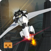 Flying Bike Cops Vs Robbers VR icon