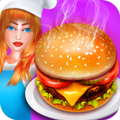 Indian king  burger  shop icon