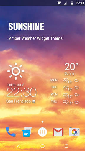 Transparent Weather Widgets screenshot 1