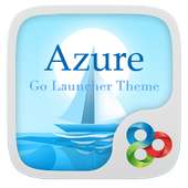 Azure Go Launcher Theme on 9Apps
