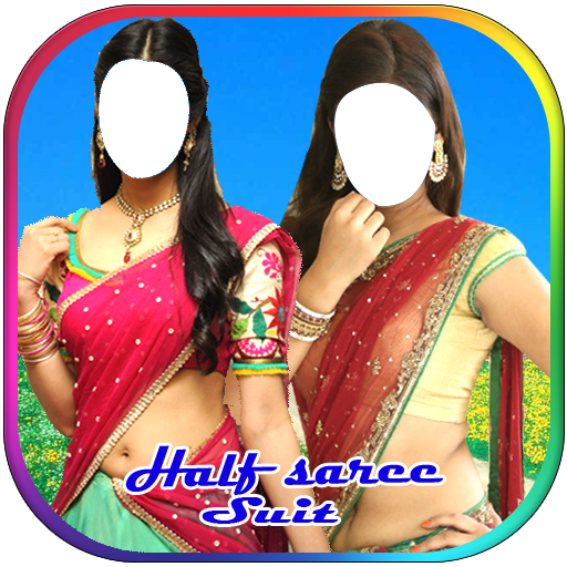 Women Half Saree Suit New icon