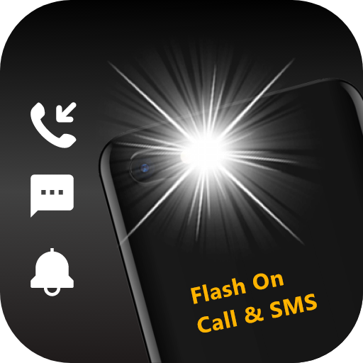 Flash on call and sms icon