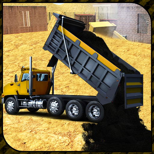Crane Road Construction Dozer icon