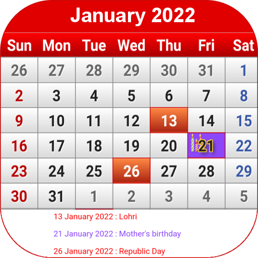 India Calendar 2022 icon