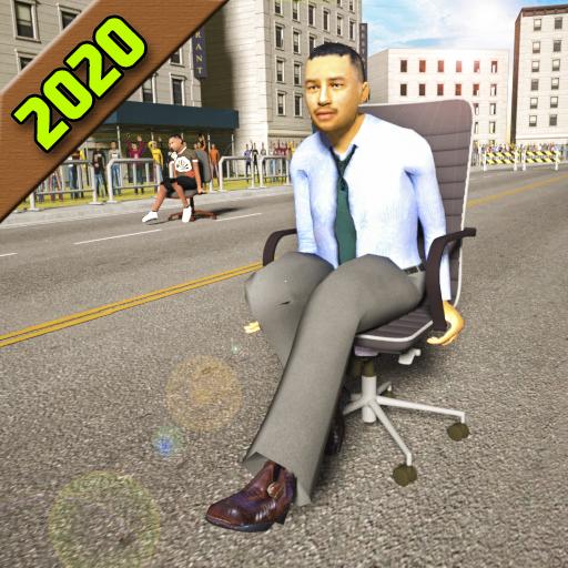 Office Chair Street Race - Racer Chair Street Fun icon