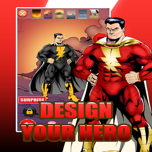 Boy transform Adult SuperHero Creator icon