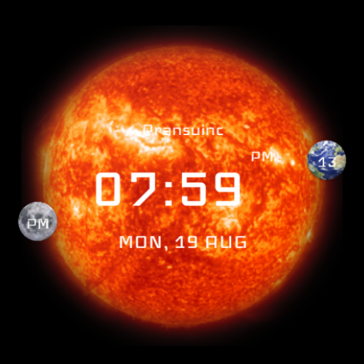 Galaxy Digital Clock icon