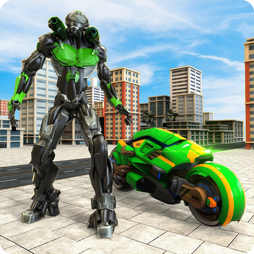 Real Motor Bike Simulator: Multi Robot Hero icon