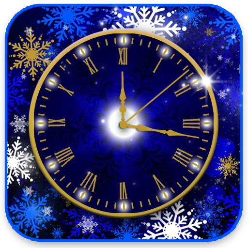 Winter Snow Clock Wallpaper icon