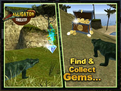 Crocodile Attack Sim 3D - 2016 screenshot 10