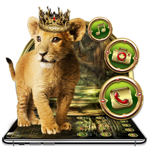 Royal King Baby Lion Theme icon
