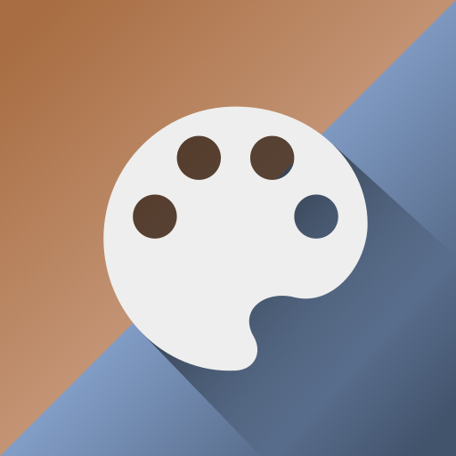 Color Theme Blue &amp; Terracotta for Lynx Launcher icon