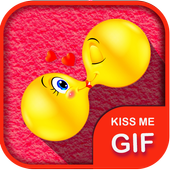 Kiss Me love Gif icon