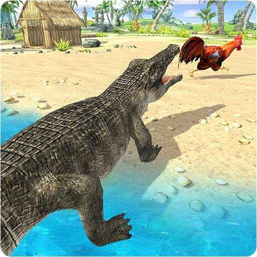 Crocodile Simulator Beach Attack 2019 icon