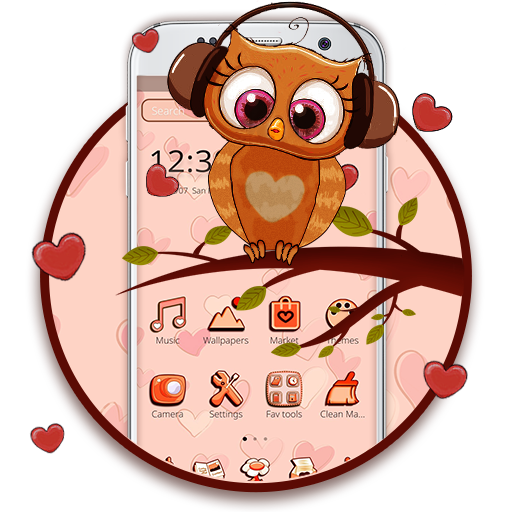 Cocoa Chocolate Owl Theme icon