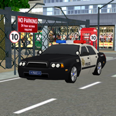 liberty police auto road sim icon
