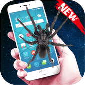 ikon Real Spider Crawl In Screen Prank Classic