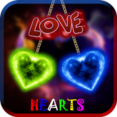 Romantic love wallpaper أيقونة