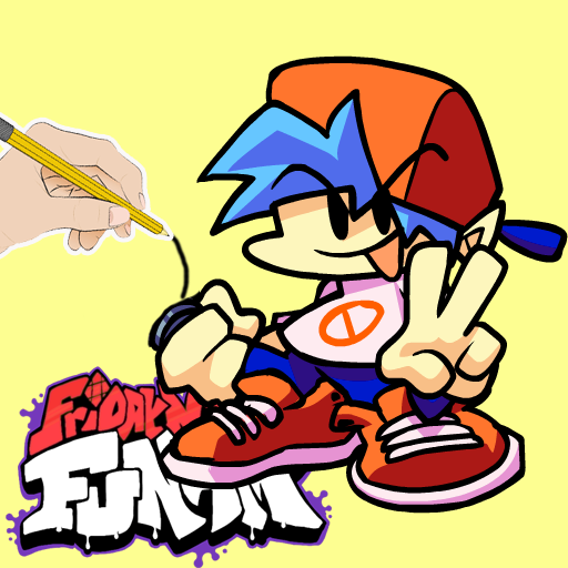 Friday Funkin Night - Draw Puzzle (Draw One Part) icon