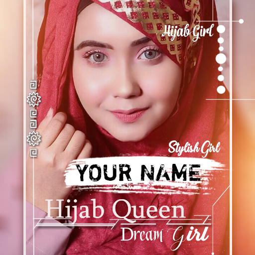 Hijab Girl Name DP Maker 2022 icon