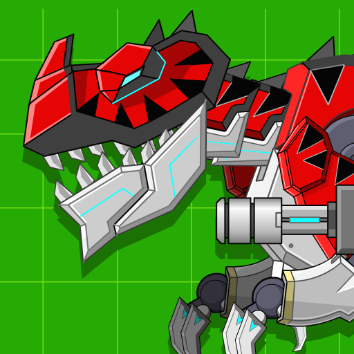Red T-Rex Robot Dinosaur icon