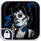 Tattoo Girls Lock Screen icon