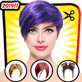 Short hair styler for women icon
