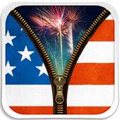 American Zipper Lock Screen on 9Apps