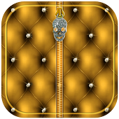 Skull Theme Zipper Lock icon