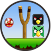 knock down angry birds icon