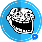 Troll face for messenger icon