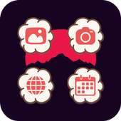 Cute Pink Icon Pack  Girl Cotton Candy