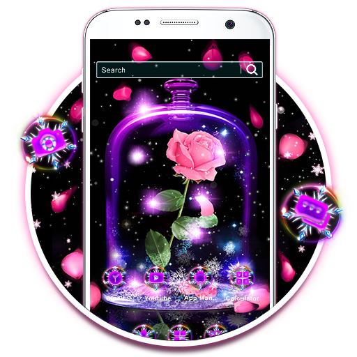 Galaxy Rose Launcher-Motiv und HD-Wallpaper icon