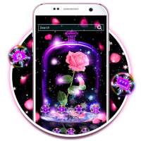 Galaxy Rose Launcher Theme Live HD Wallpapers