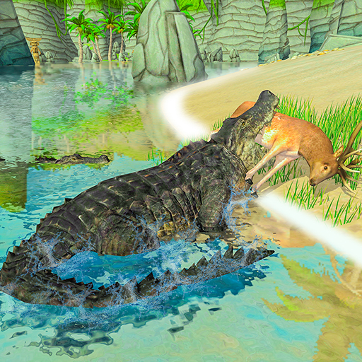 Sea Monster Alligator Simulator – Idle City Attack icon