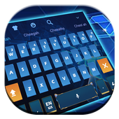 Super Cool Hero Keyboard Theme أيقونة
