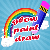 glow paint draw icon
