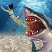 Blue Whale Simulator: Hungry Angry Shark Evolution icon