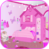 Pink Room Clean Up game icon
