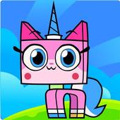 Pink Unikitty Bubbly Game icon