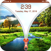 Nature Zip Lock Screen Theme icon