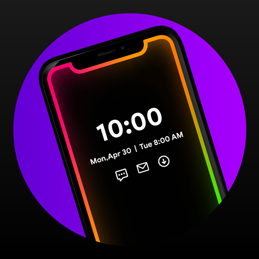 Edge Lighting Colors: Galaxy Rounded Corner icon